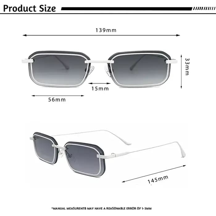 CATERSIDE – lunettes de soleil rétro Punk pour hommes et femmes, monture carrée, petite monture, per