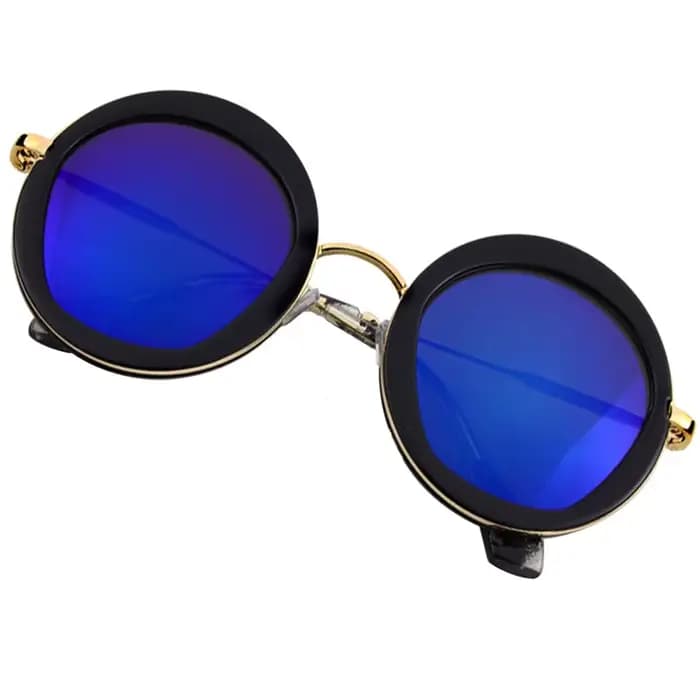 Lunettes de soleil rondes vintage pour femmes, lunettes de soleil rétro pour dames, créateur de mode