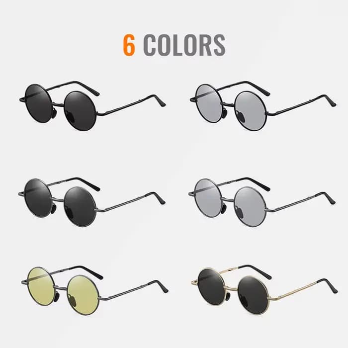 Toketorisme lunettes de soleil photochromiques lunettes polarisées pliables pour la conduite en plei