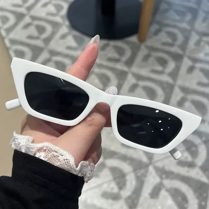 Lunettes de soleil en forme d'oeil de chat, protection solaire pour la plage, lunettes de soleil à l