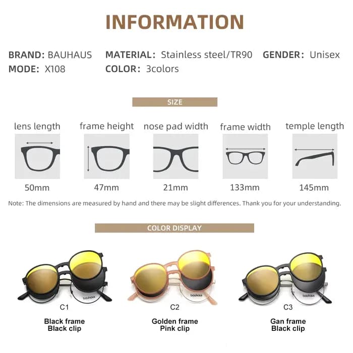 X108 Bauhaus femmes rétro rond Prescription lunettes hommes 2022 nouveau Vintage myopie optique coré