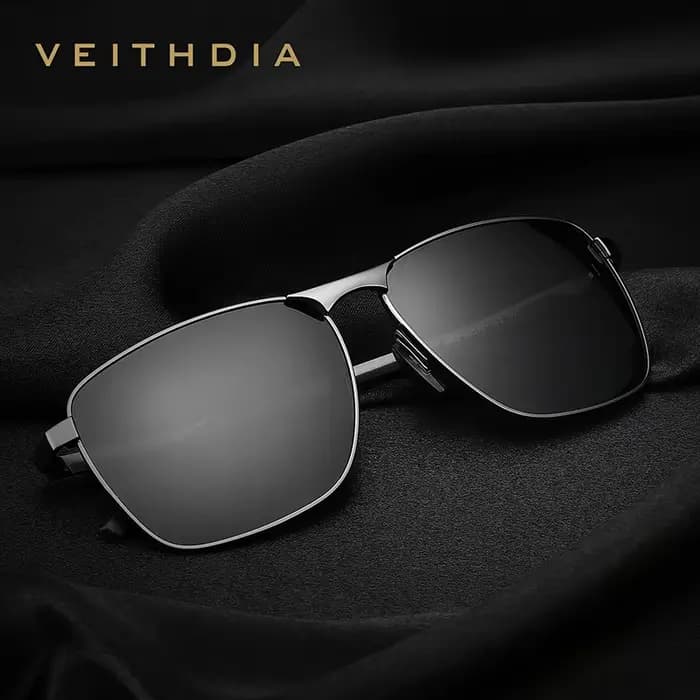 VEITHDIA marque hommes Vintage sport lunettes de soleil polarisées UV400 lentille lunettes accessoir