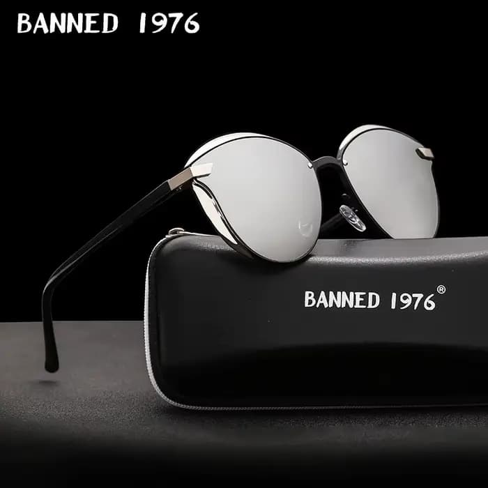 Lunettes de soleil polarisées de luxe pour femmes, tout nouveau Design, œil de chat, monture métalli