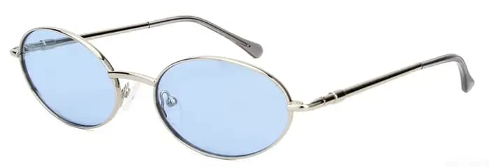 Lunettes de soleil polarisées ovales tendance pour femmes, monture en alliage, verres UV400, style p