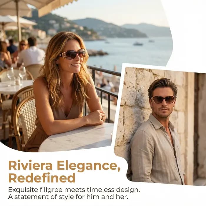Nouvelles lunettes de soleil polarisantes enveloppantes en métal diamanté brillant, style vintage, t
