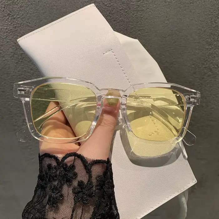 Nouveau unisexe Rectangle Vintage lunettes de soleil 2023 Design de mode rétro lunettes de soleil fe