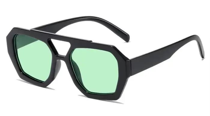 Lunettes de soleil carrées pour femmes, mode rétro, Double pont, lunettes de soleil de luxe de styli
