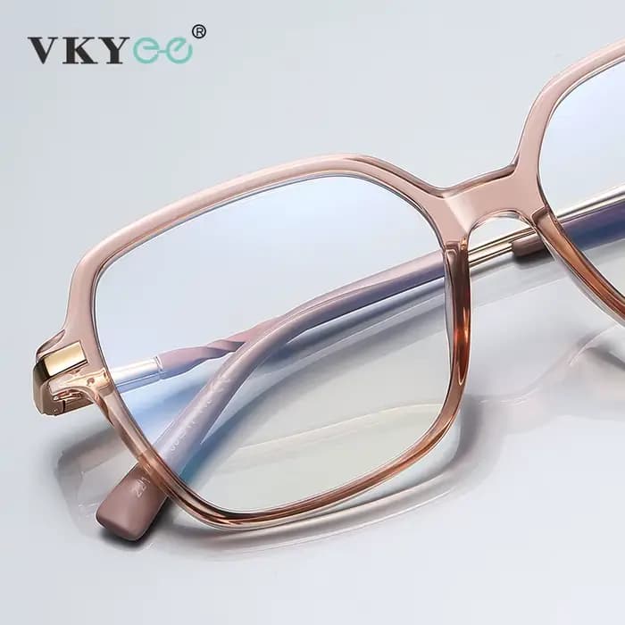VKYEE classique rétro grandes lunettes à monture Anti-lumière bleue lunettes photochromiques personn
