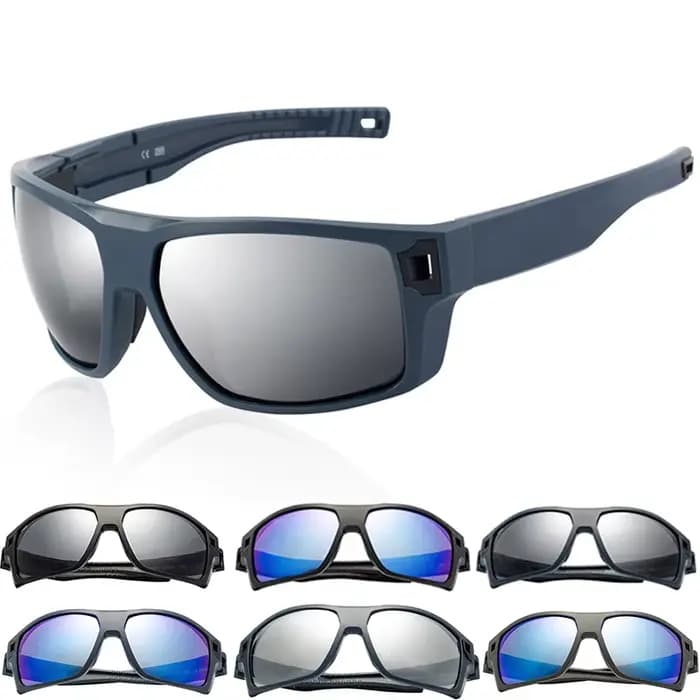 Lunettes de soleil carrées classiques pour hommes, lunettes de soleil de Sport, de pêche, de voyage,