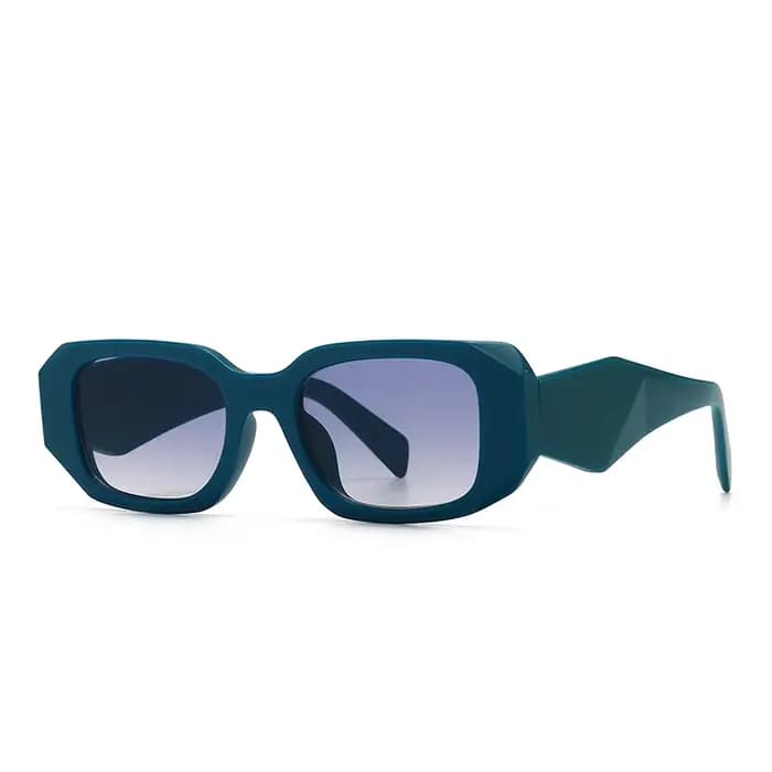 Nouvelles Lunettes de Soleil Carrées Modernes Rétro à Monture Étroite pour l'Exportation Transfronta