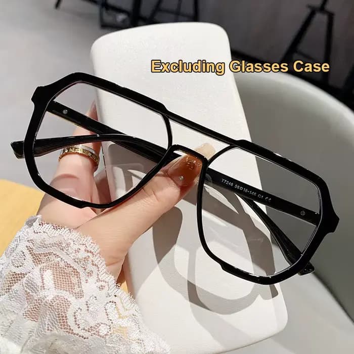 YOOSKE-Lunettes carrées respirantes pour hommes et femmes, lunettes anti-lumière bleue, lunettes opt