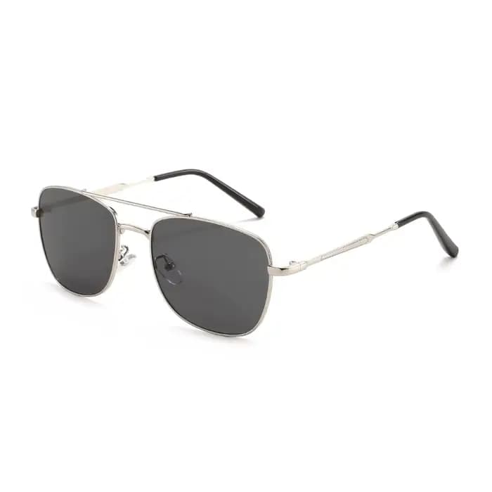 Lunettes de soleil aviateur classiques pour hommes et femmes, monture métallique, double pont rétro,