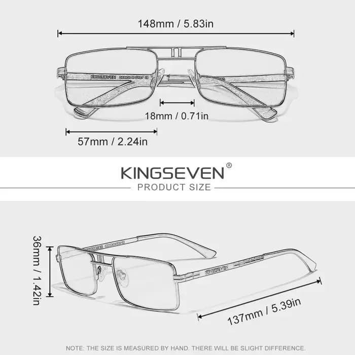 KINGSEVEN Lunettes de soleil vintage populaires unisexe, décontractées, pour la conduite en extérieu