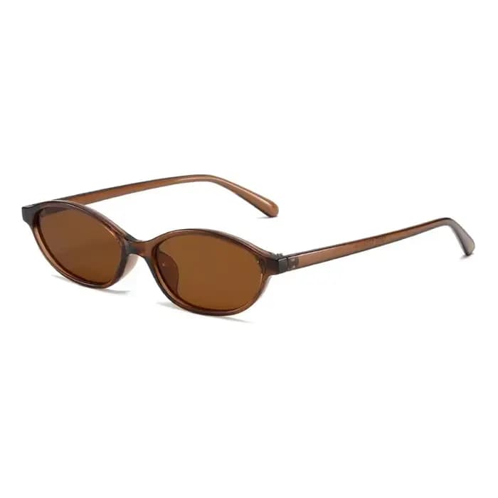 Lunettes de soleil ovales rétro 2026, lunettes de soleil tendance pour femmes, petites montures, lun