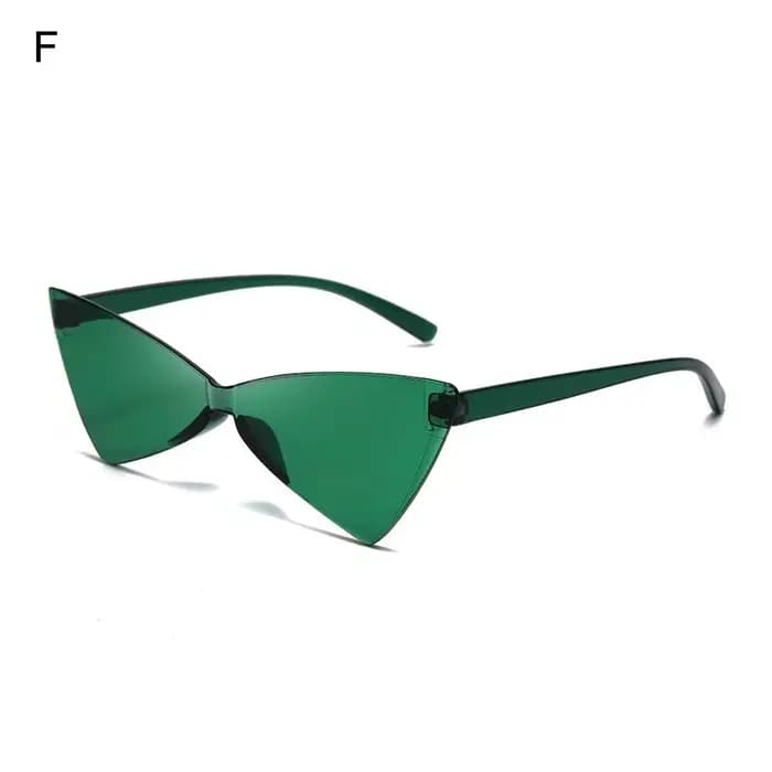 Lunettes de soleil sans monture pour hommes et femmes, lunettes vertes Everver, quatre scalp, lunett