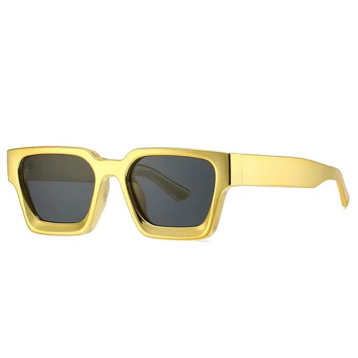 Lunettes de soleil carrées pour hommes et femmes, Design de marque de luxe, Vintage, grande monture,