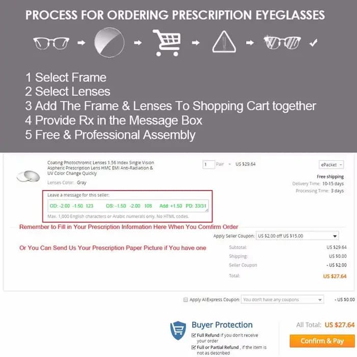 Lunettes de soleil polarisées 1.499, verres optiques de Prescription Rx