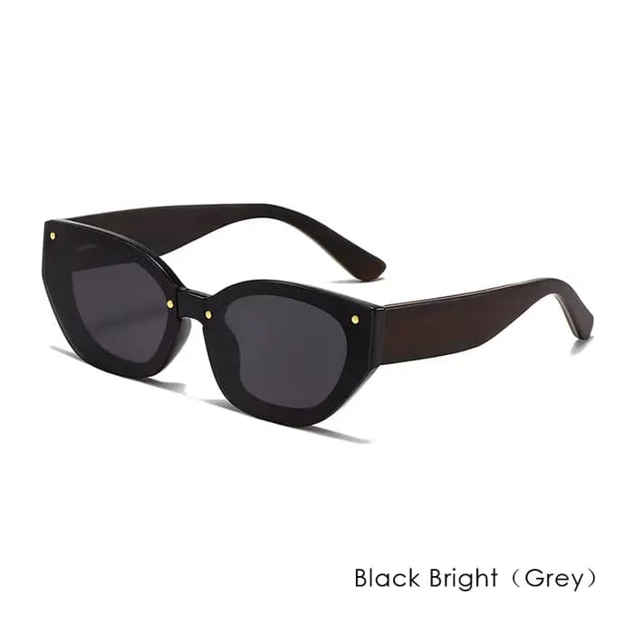 Lunettes de soleil polygonales Vintage en bois naturel pour hommes et femmes, marque de luxe de styl
