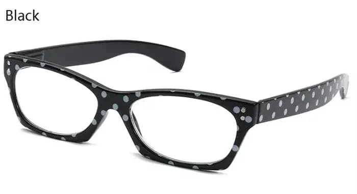 Lunettes de lecture à la mode pour femmes, loupe, imprimé de points, presbytie, hypermétropie, vue +