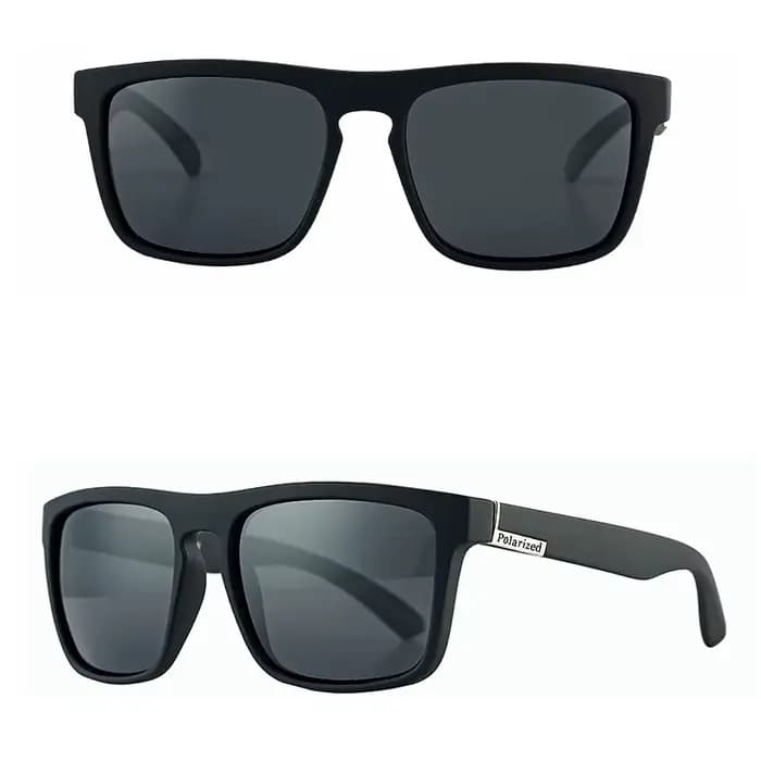 Lunettes de soleil polarisées Vintage carrées pour hommes et femmes, rétro, pour la conduite, la pêc