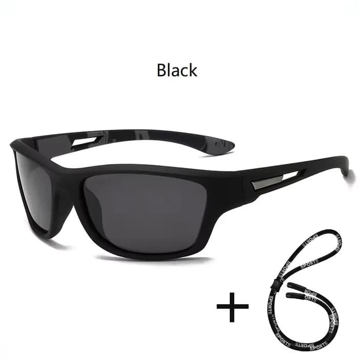 Lunettes de soleil sport tendance avec chaîne pour hommes et femmes, de marque, design rétro, pour l