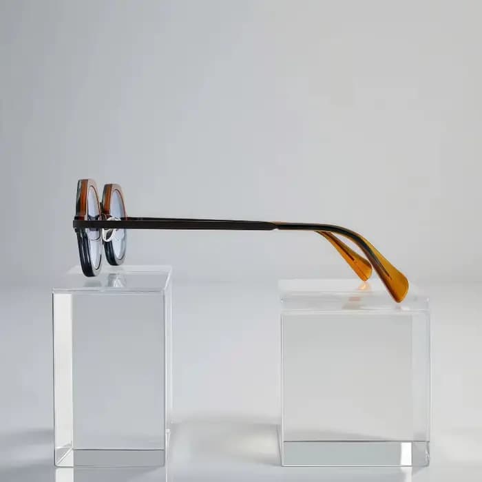 ChicOptix classique Punk rétro mode lunettes de soleil UV400 rond à la mode conduite haute qualité a
