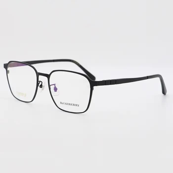 BCLEAR Original titane lunettes optiques plein cadre hommes ultraléger rétro carré myopie Prescripti