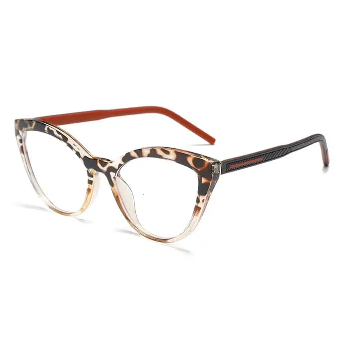 F · DRACON TR90 mode rétro oeil de chat femmes lunettes cadre Ultra léger Anti lumière bleue optique
