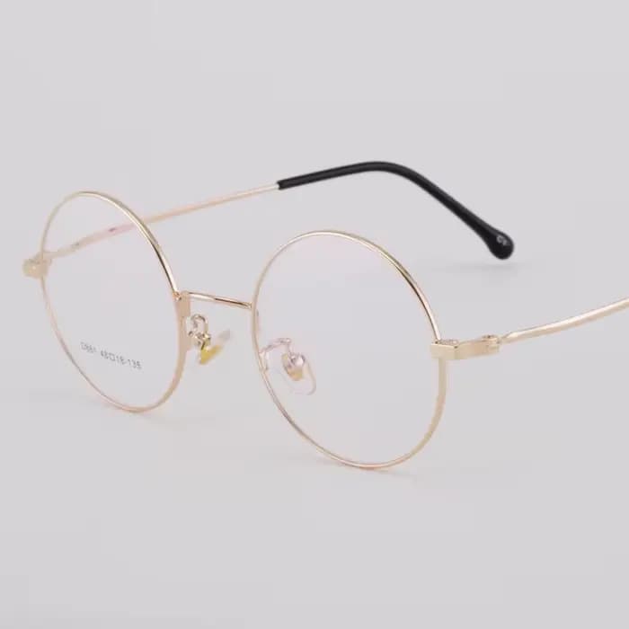 BCLEAR – lunettes rondes rétro de qualité pour hommes et femmes, montures en alliage, Vintage, verre