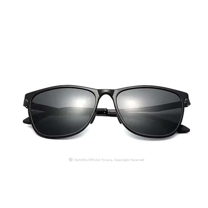 VEITHDIA mode Vintage hommes lunettes de soleil polarisées UV400 lentille lunettes aluminium magnési