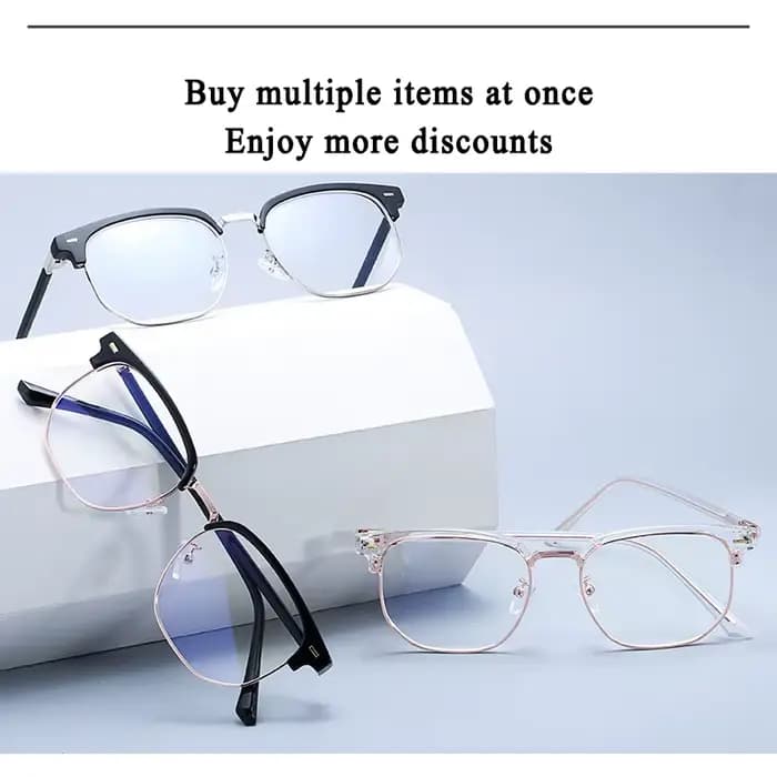 XJiea – lunettes photochromiques Anti-lumière bleue pour hommes et femmes, rectangulaires, semi-sans