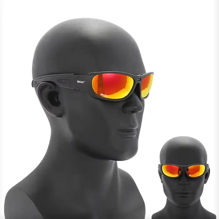 Destroy AndrC6-Lunettes de soleil polarisées militaires pour hommes, pare-balles, airsoft, lunettes 