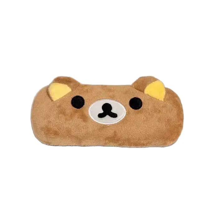 Étui à lunettes en peluche ours, étui à lunettes de soleil de dessin animé, organisateur mignon Kawa