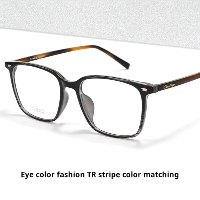 YIMARUILI haut de gamme rétro ovale hommes lunettes ultra-léger mode TR90 grande taille optique Pres