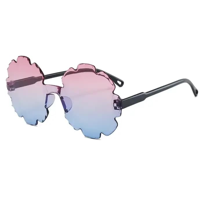 Filles garçons mignon fleur dessin animé lunettes de soleil en plein air Protection solaire enfants 