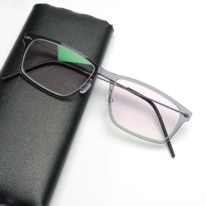 Danemark marque hommes carré 6507 lunettes cadre ultraléger titane acétate lunettes affaires lunette