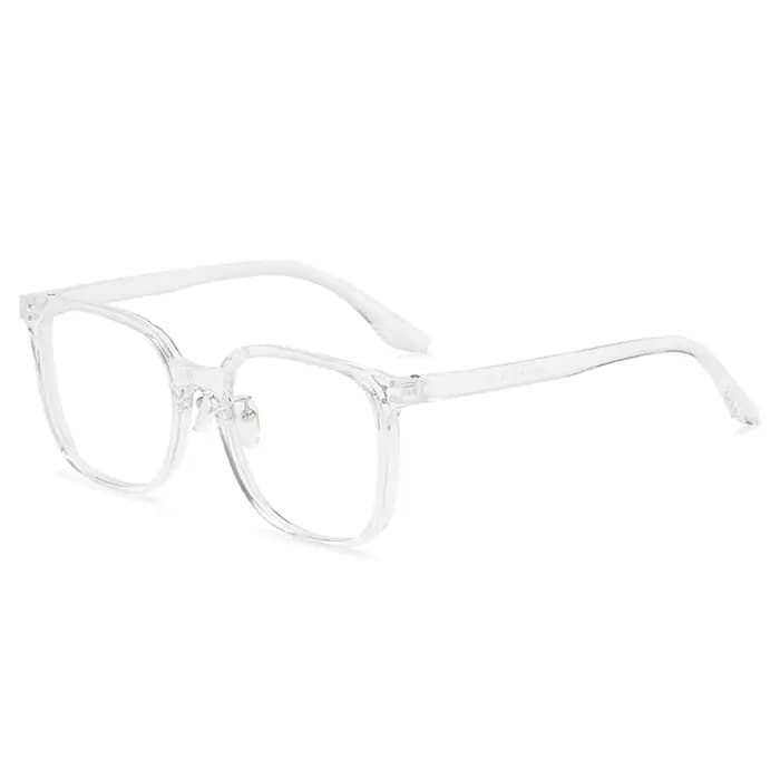 Rétro TR90 carré grand cadre lunettes cadre femmes Anti lumière bleue lunettes filles nouvelle mode 