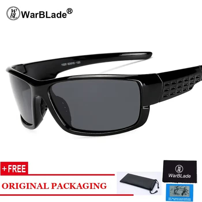 WarBLade – lunettes de soleil polarisées pour hommes, Vintage, revêtement miroir, pilote, Anti-éblou