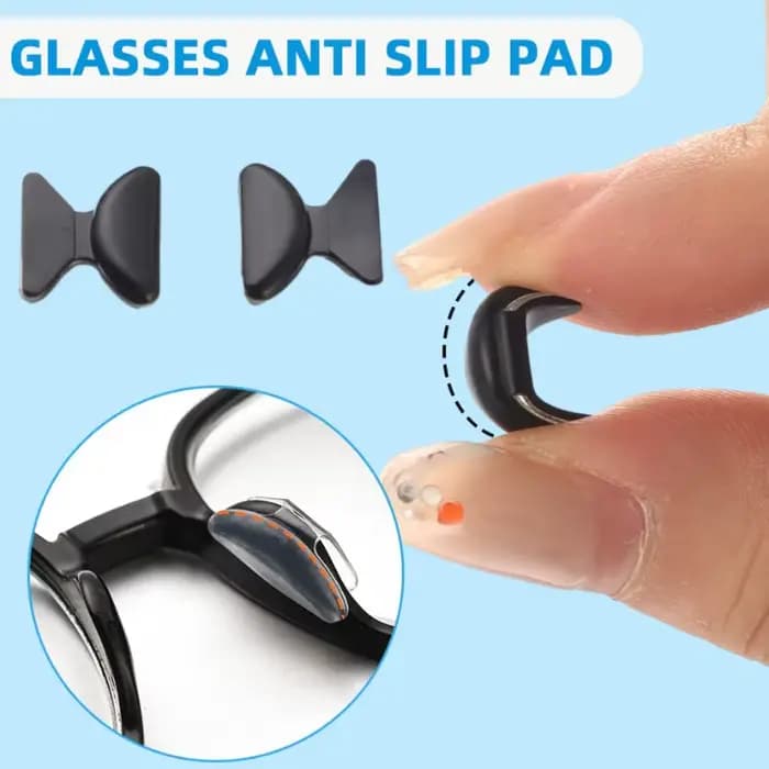 Lunettes transparentes, plaquette nasale, Support de nez antidérapant, lunettes longue durée, Suppor