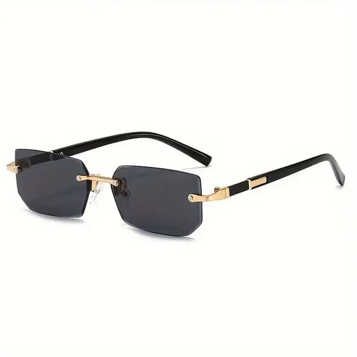 Lunettes de soleil sans monture, tendance et élégantes, aux couleurs vives, idéales pour les vacance