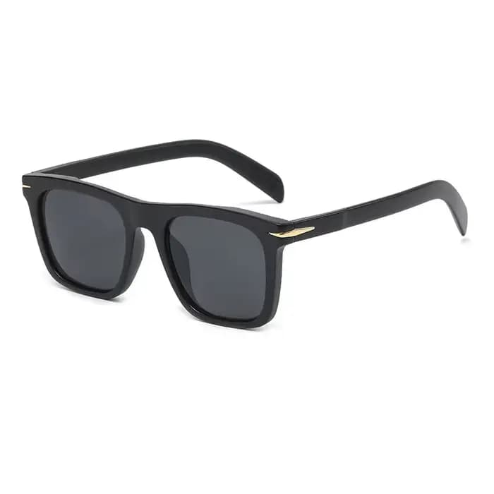 Lunettes de soleil carrées vintage pour hommes, anti-lumière bleue, nickel é de mode, nuances de con