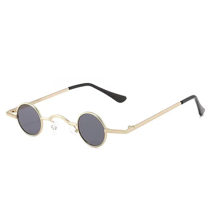 Lunettes de soleil rondes rétro de style populaire, miniatures, adaptées aux hommes et aux femmes, a