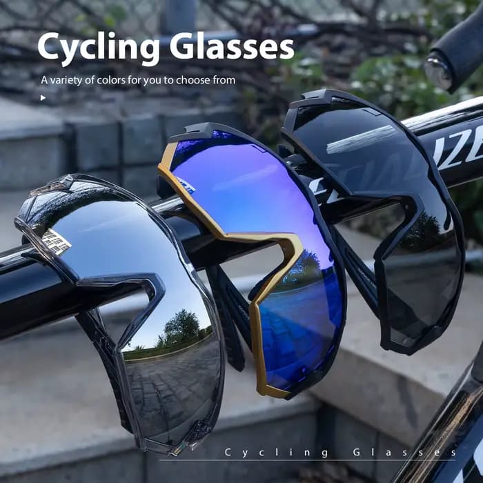 Kapvoe lunettes de soleil hommes UV400 lunettes de cyclisme photochromiques sport pour hommes soleil