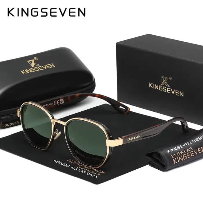 KINGSEVEN flambant neuf lunettes de soleil originales hommes polarisées UV400 luxe lunettes pour fem