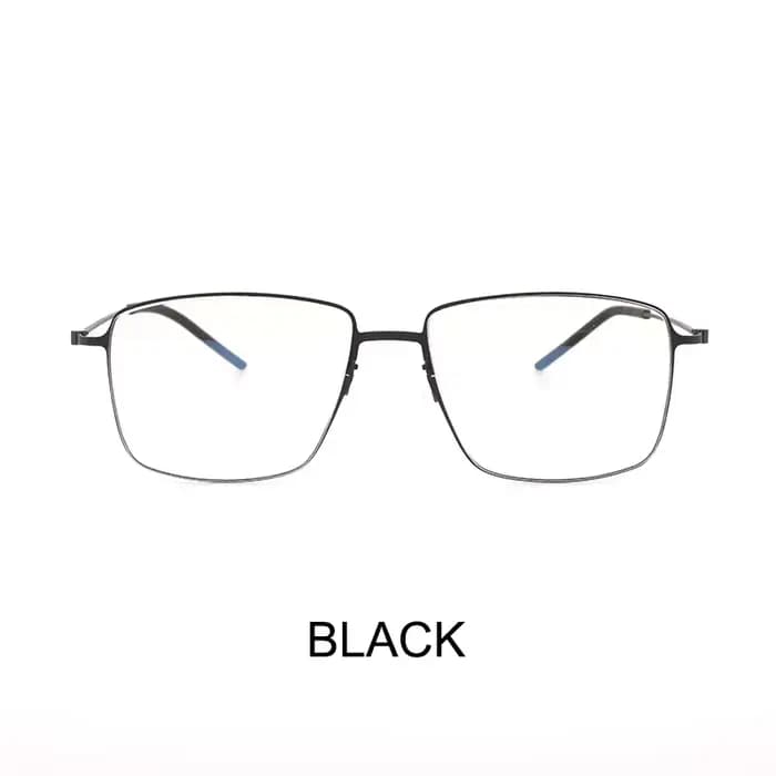 Lunettes de luxe en titane pur à bords fins, montures sans vis, ultra-légères, pour hommes d'affaire