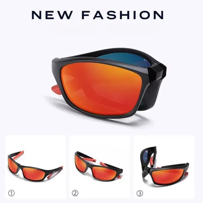 COHK mode pliable lunettes de soleil polarisées hommes femmes marque design Vintage Portable pliant 