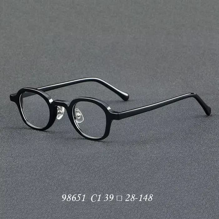 Lunettes de Myopie Optique Rétro pour Adolescent, Petit Visage, Monture Carrée, Mode Homme et Femme,
