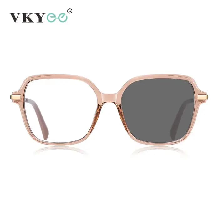 VKYEE classique rétro grandes lunettes à monture Anti-lumière bleue lunettes photochromiques personn