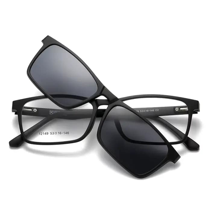 YIMARUILI 1 + 5 mode lunettes polarisées magnétiques carré conduite Vision nocturne optique lunettes