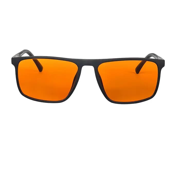 SHINU lunettes rouges bloc lumière bleue meilleur sommeil lunettes à lentille Orange pour travailler
